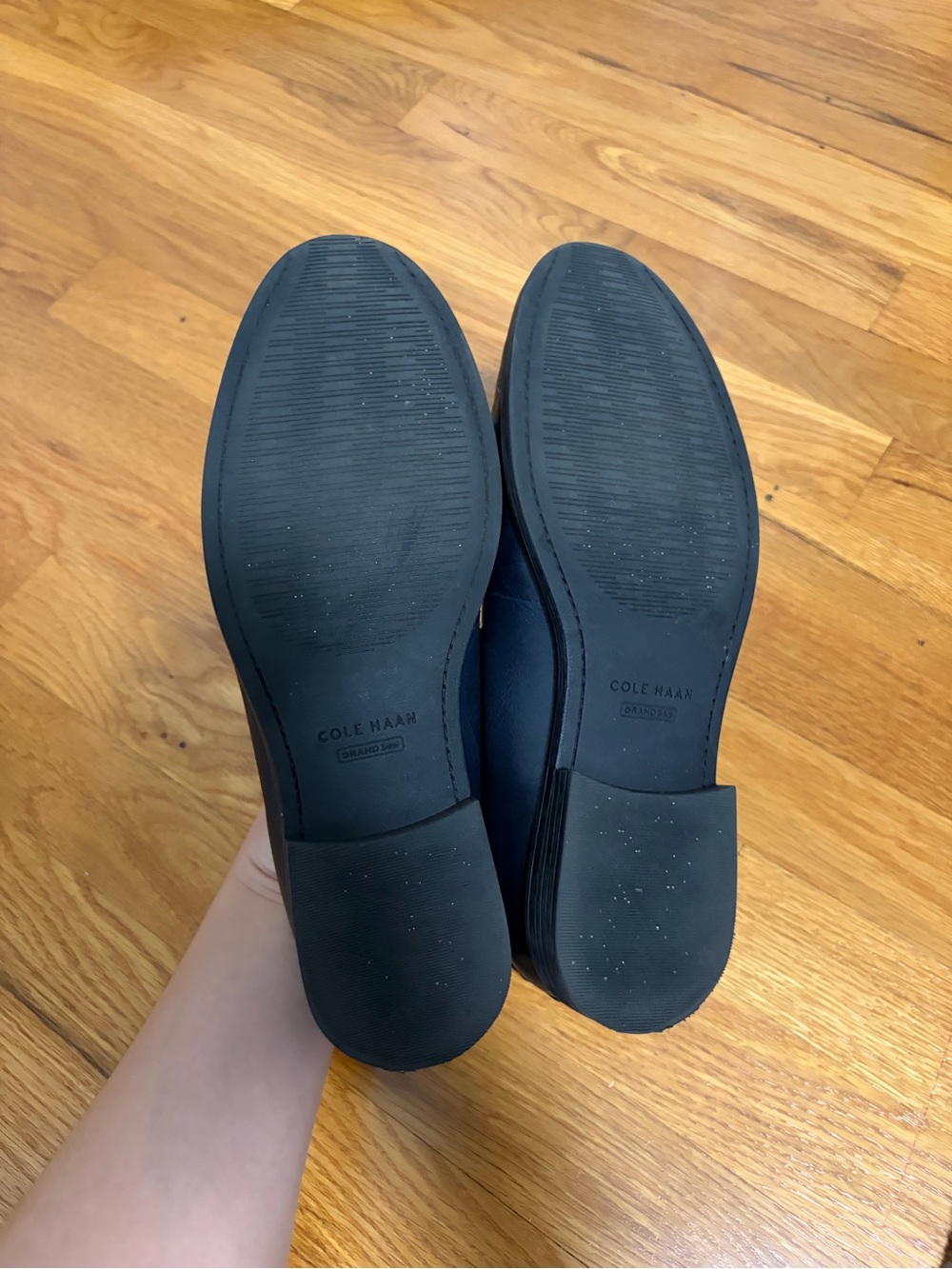 Cole Haan Women's Stassi Penny Loafers in Navy Ivy Pecan sz 8.5 - Picture 8 of 12